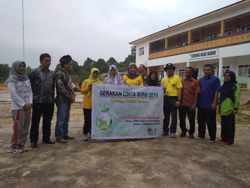 SMA Negeri 16 Pekanbaru Apresiasi BBKSDA Riau dan Club Ecology Chevron